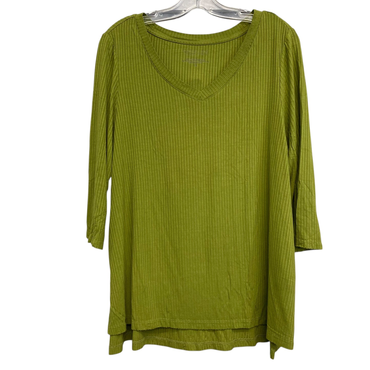 Top 3/4 Sleeve By Rachel Zoe In Green, Size:1X