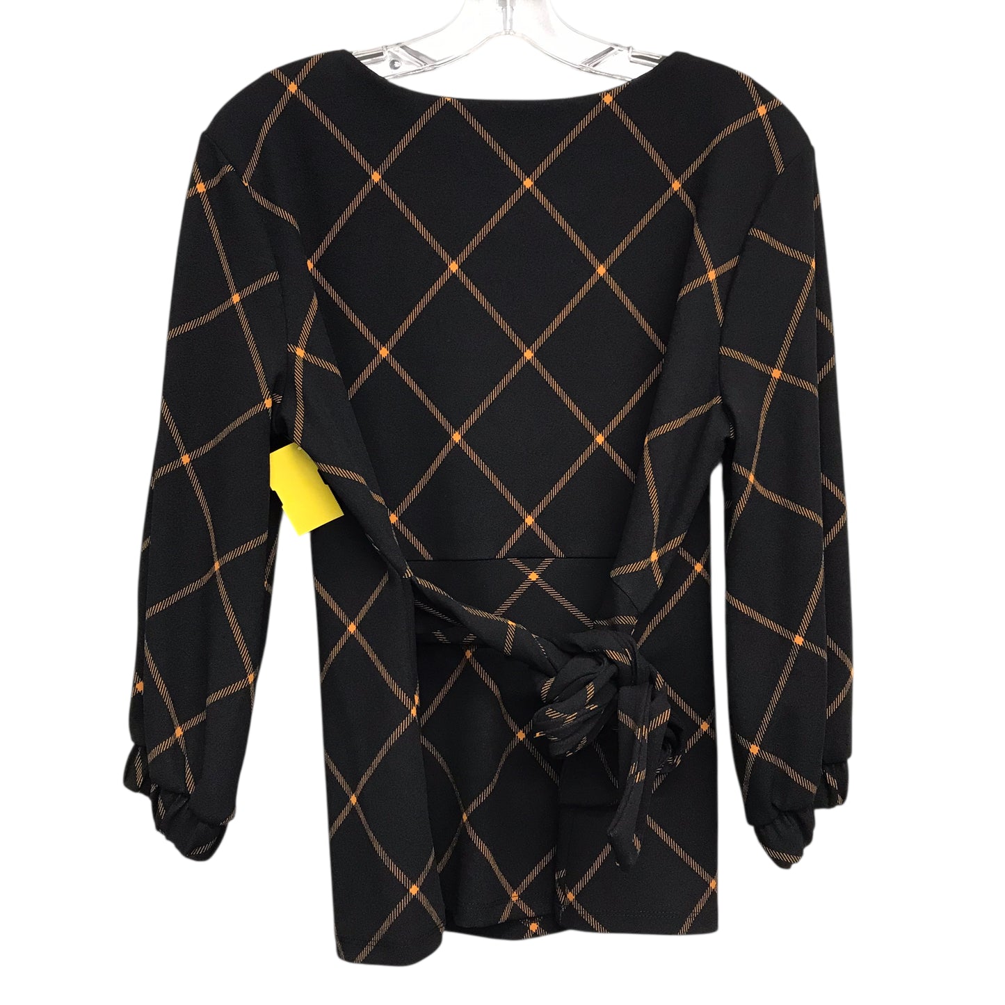 Top Ls By Worthington In Black & Orange, Size:M
