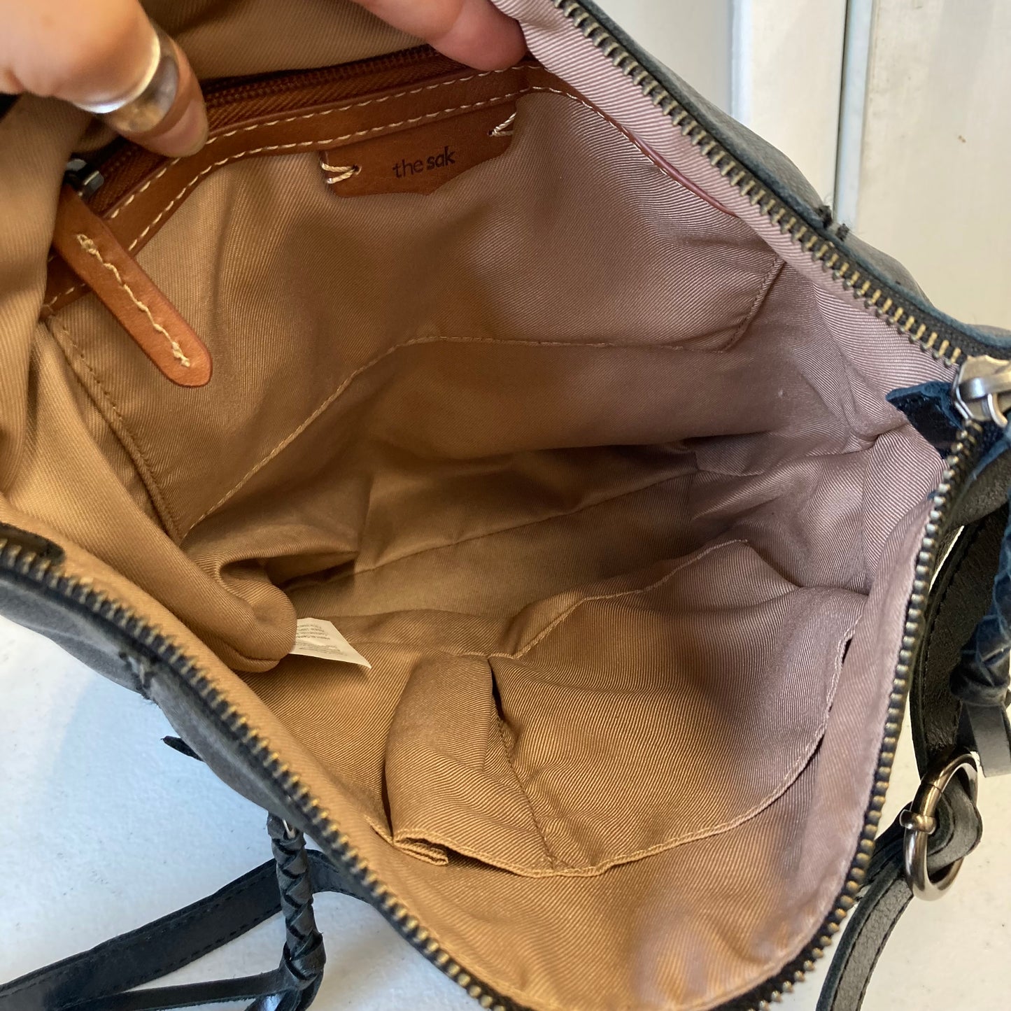 Crossbody Leather By The Sak In Black, Size:Medium