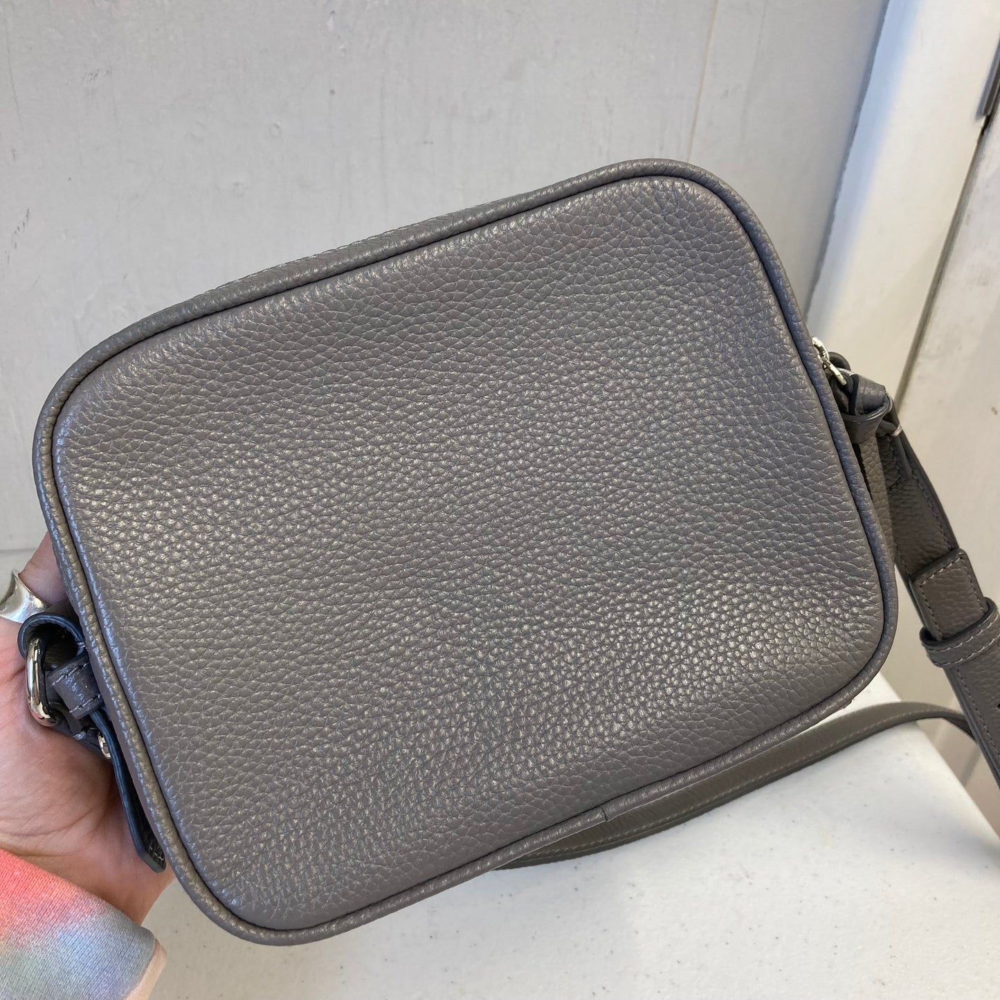 Crossbody Designer By Kate Spade In Grey, Size:Small