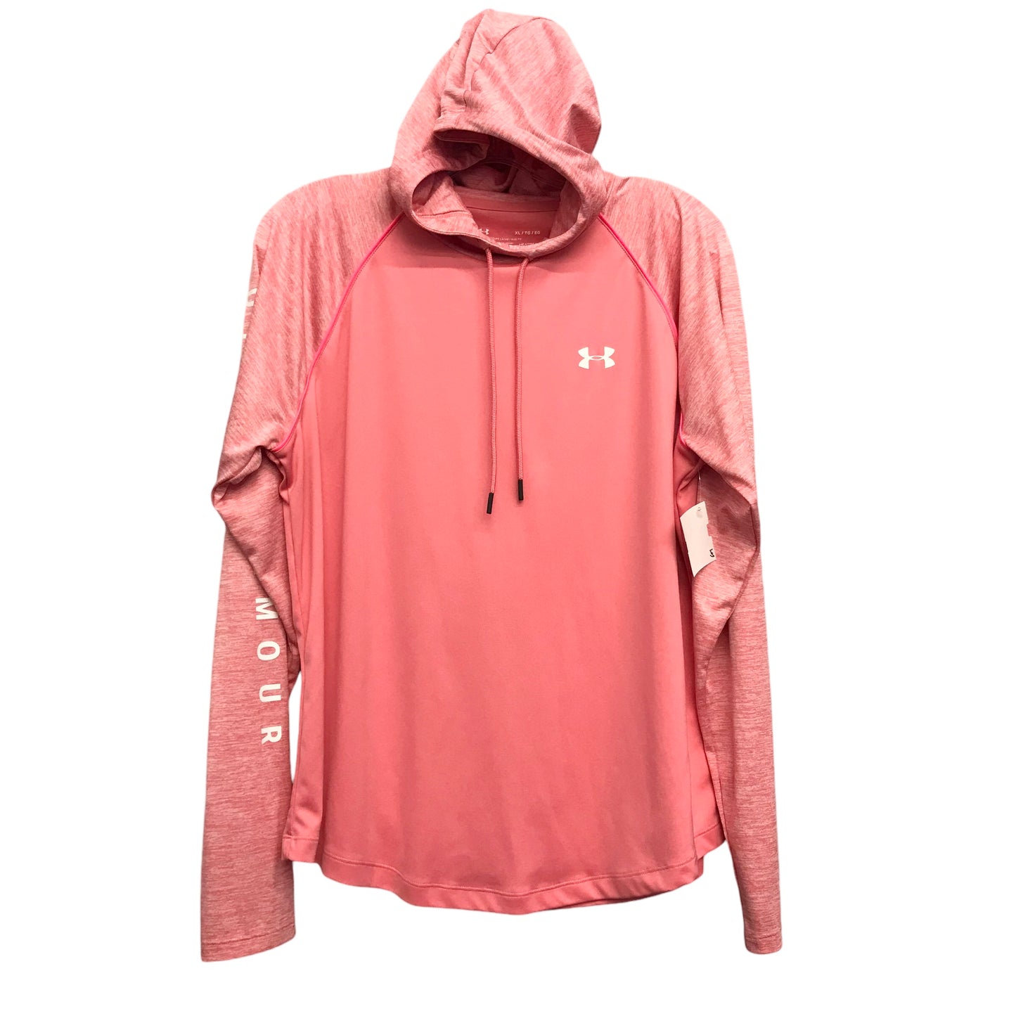 Athletic Top Ls Hoodie By Under Armour In Pink, Size:Xl