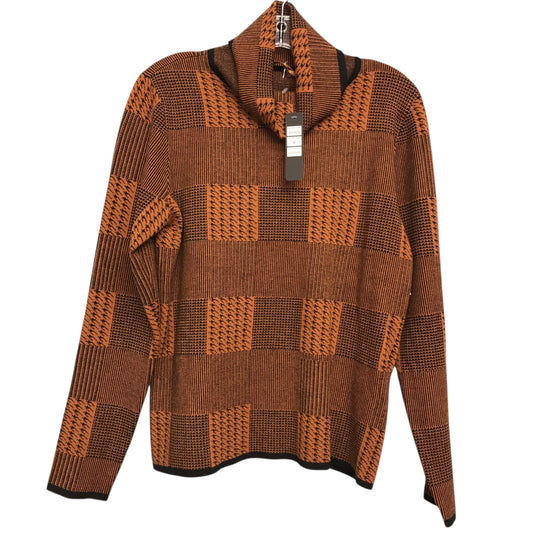 Sweater By Belldini In Black & Orange, Size:M