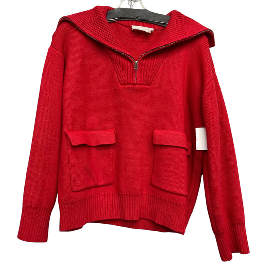Sweater By Anthropologie In Red, Size:S