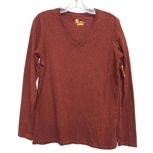 Top Ls By Carhartt In Brown, Size:M
