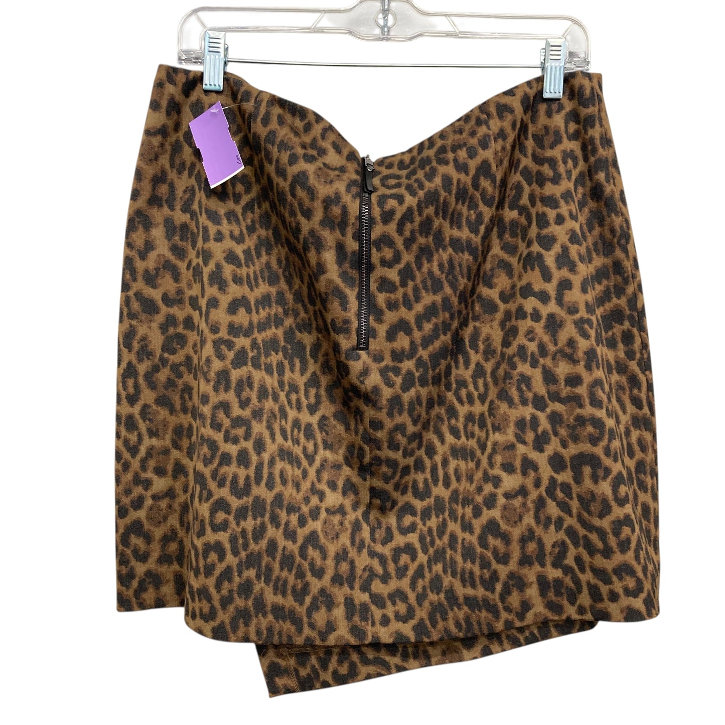 Skirt Mini & Short By Ann Taylor In Animal Print, Size:12