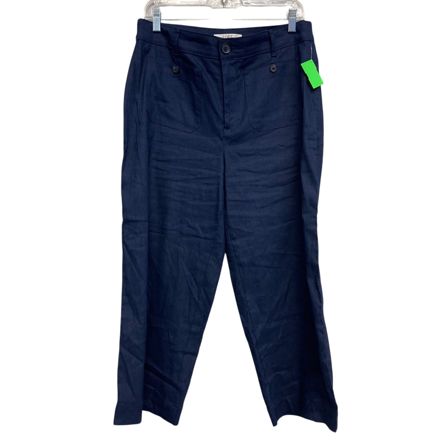 Pants Cropped By Loft In Blue, Size:12P