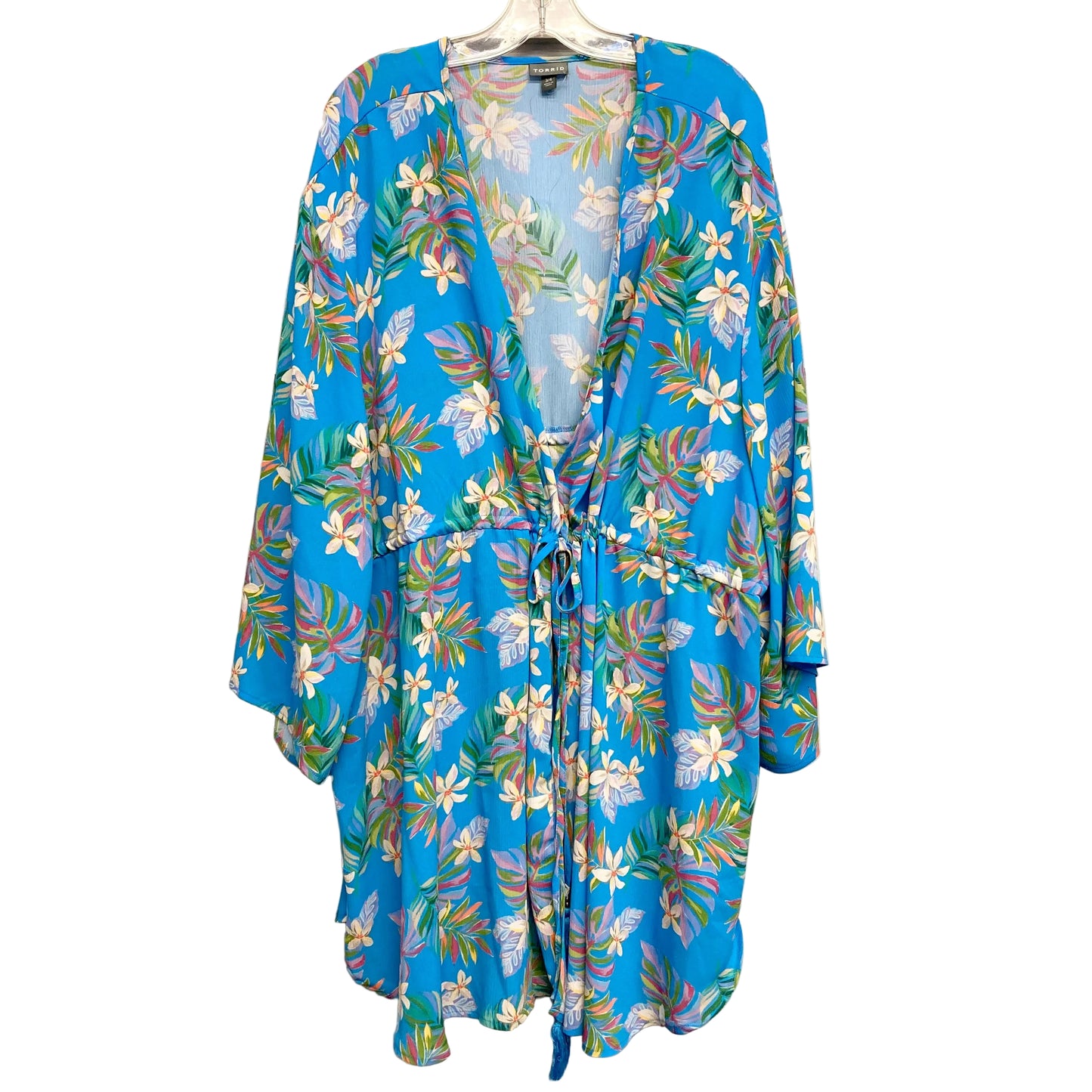 Kimono By Torrid In Blue, Size:3X