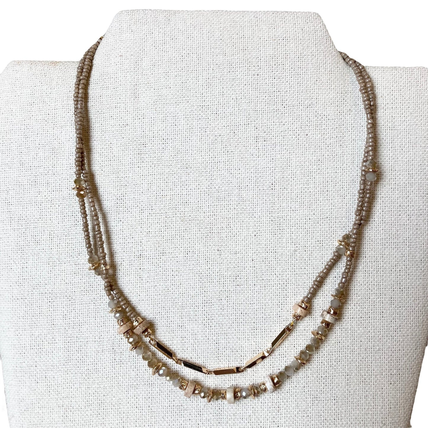Necklace Layered By Simply Noelle In Gold