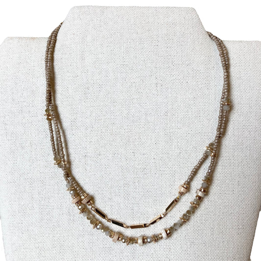 Necklace Layered By Simply Noelle In Gold
