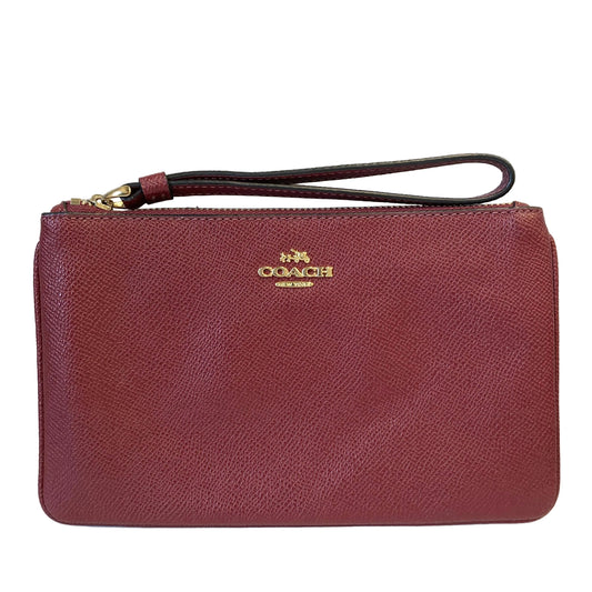 Wristlet Designer By Coach In Red, Size:Small