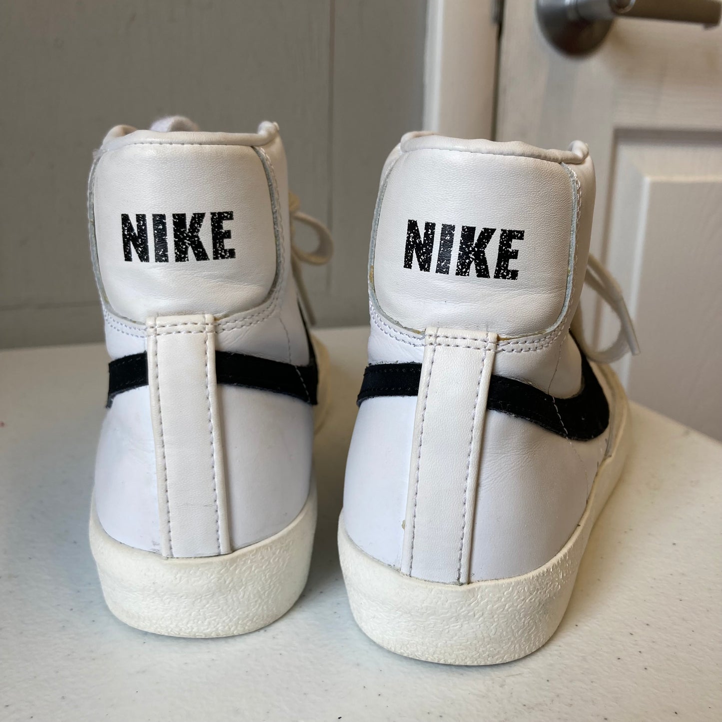 Shoes Athletic By Nike Apparel In White, Size:6.5