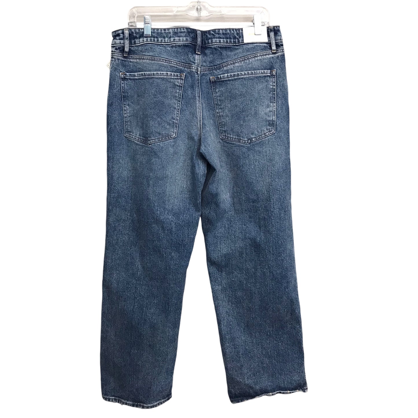 Jeans Straight By Express In Blue Denim, Size:10