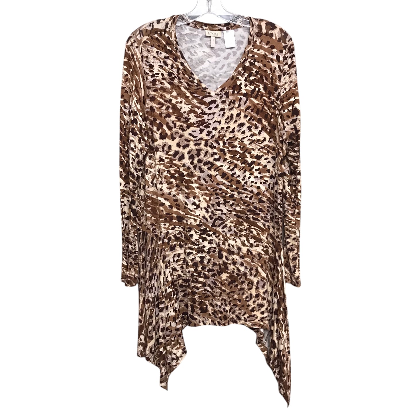 Top Ls By Logo In Brown, Size:L