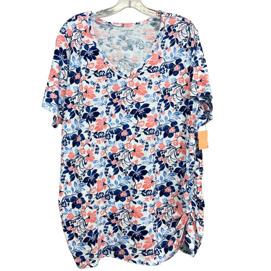 Top Ss By Lane Bryant In Floral Print, Size:2X