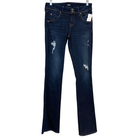 Jeans Straight By Hudson In Blue Denim, Size:6