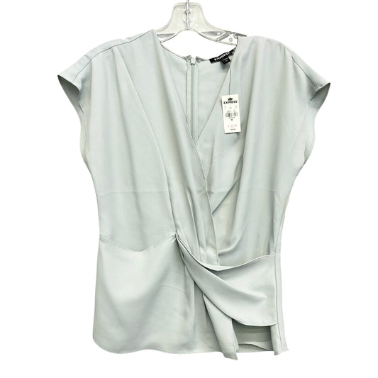 Top Sleeveless By Express In Green, Size:Xs