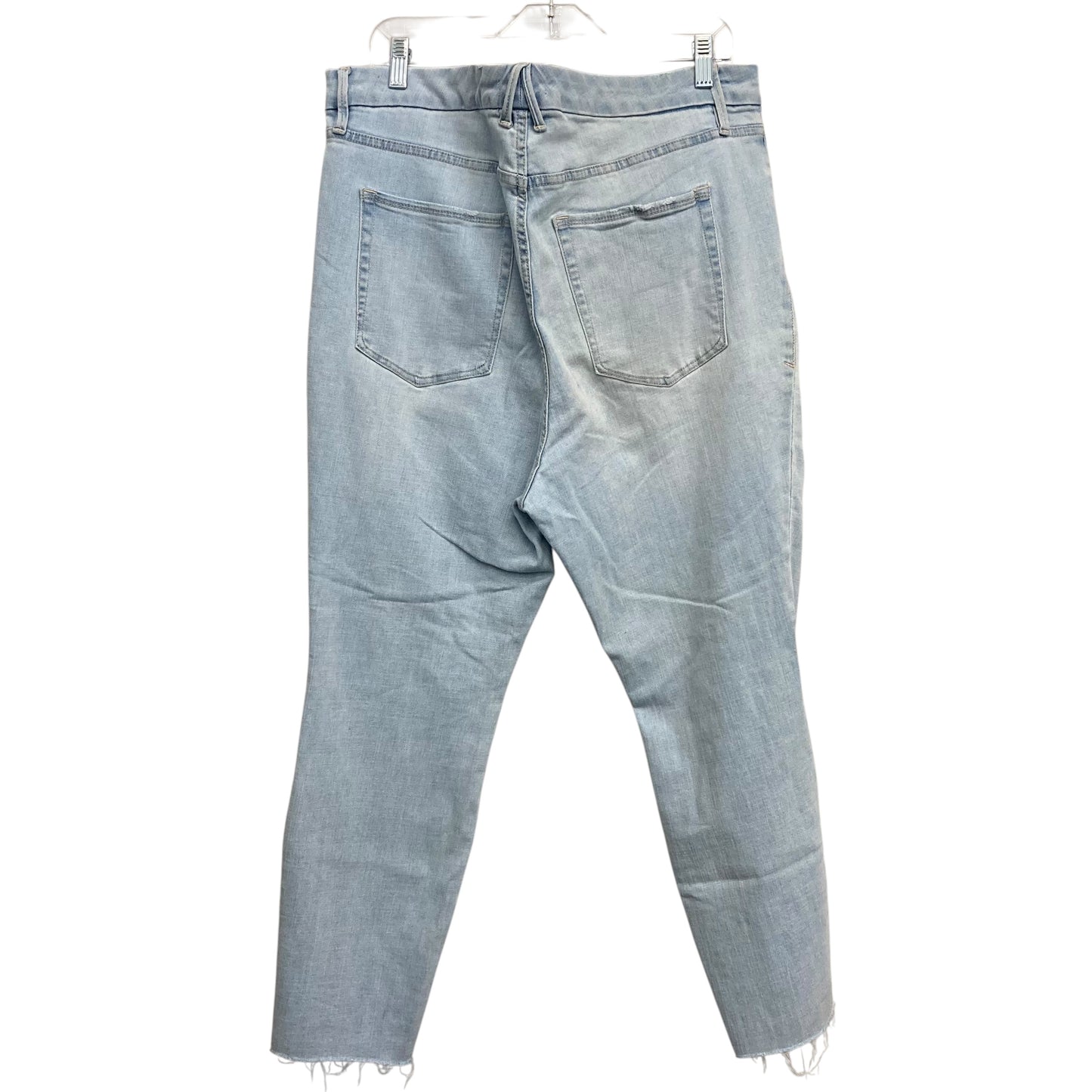 Jeans Skinny By Good American In Blue Denim, Size:18