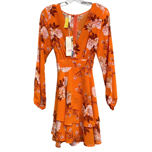 Dress Casual Short By Dokotoo In Orange, Size:M