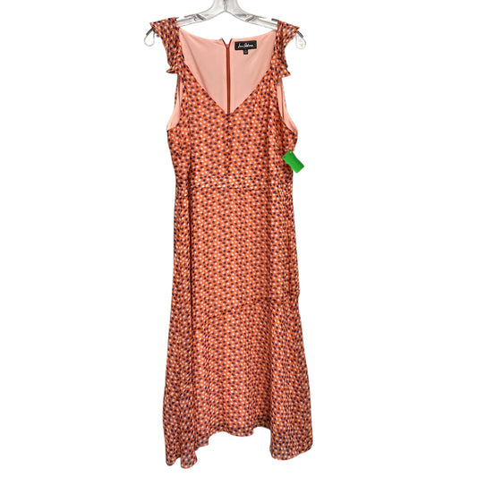 Dress Casual Midi By Sam Edelman In Purple & White, Size:L