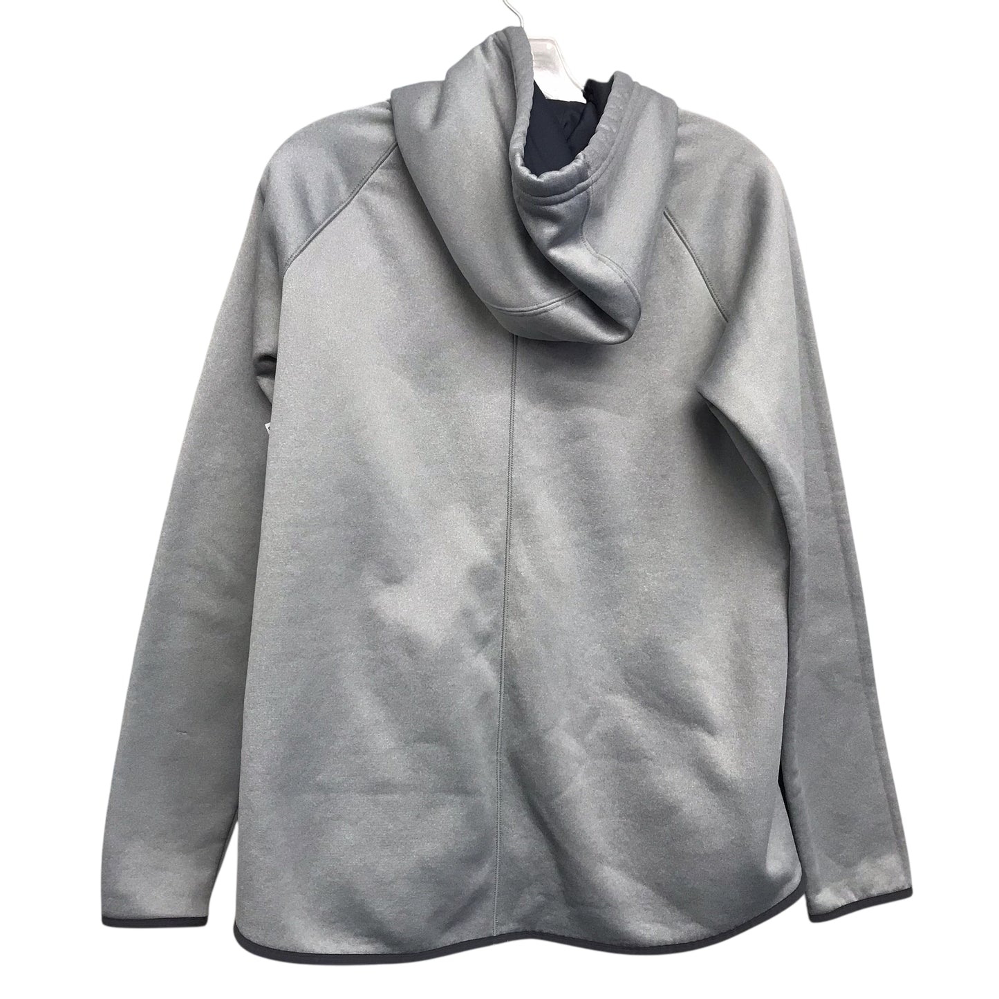 Athletic Sweatshirt Hoodie By Under Armour In Grey, Size:M