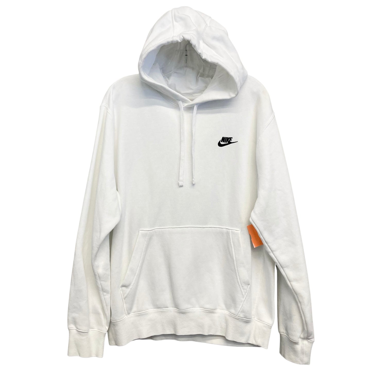 Sweatshirt Hoodie By Nike In White, Size:L