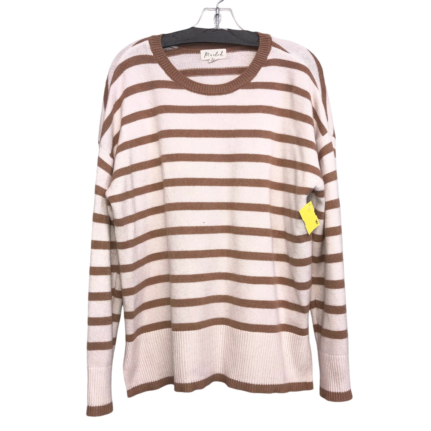 Sweater By Marled In Striped Pattern, Size:L