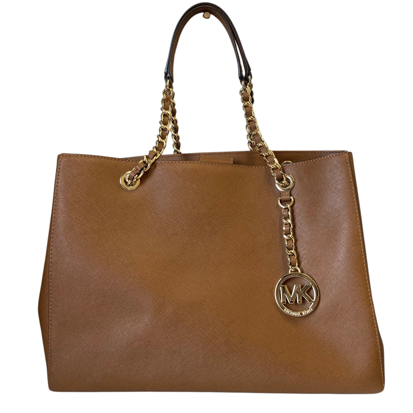 Handbag Designer By Michael Kors In Brown, Size:Medium