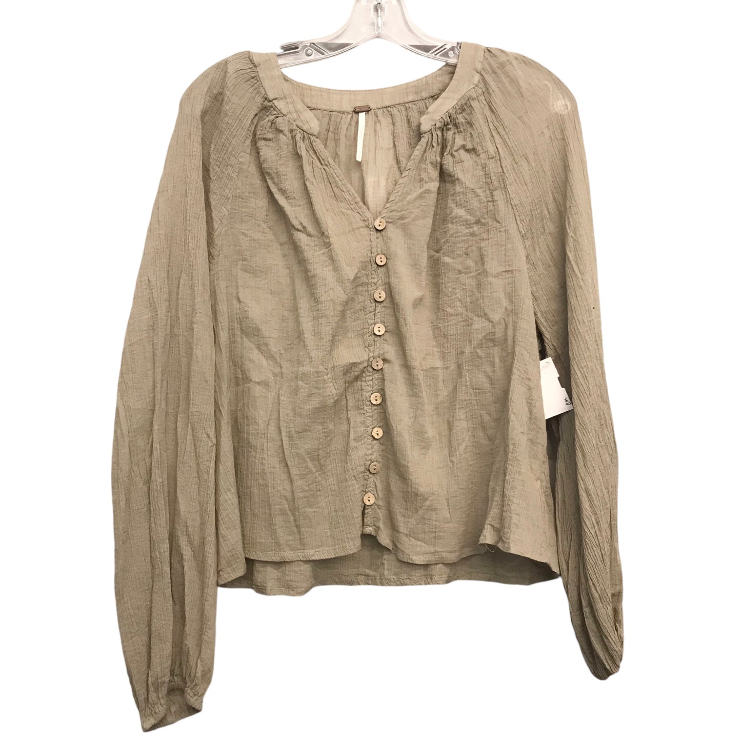 Top Ls By Free People In Green, Size:L