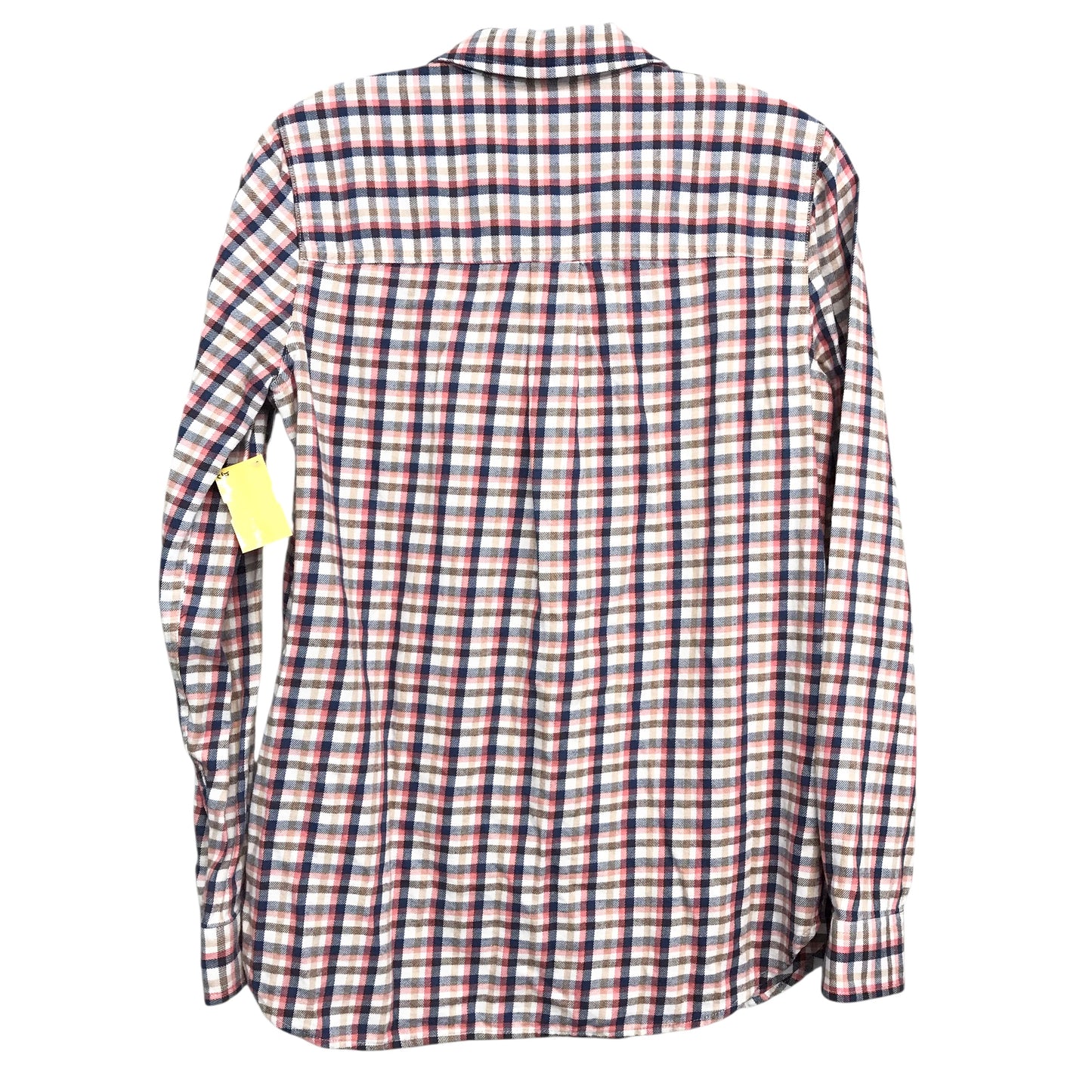 Top Ls By Madewell In Checkered Pattern, Size:S