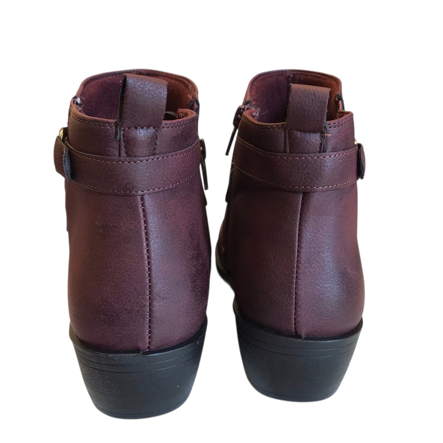 Boots Ankle Heels By Easy Street In Red, Size:10