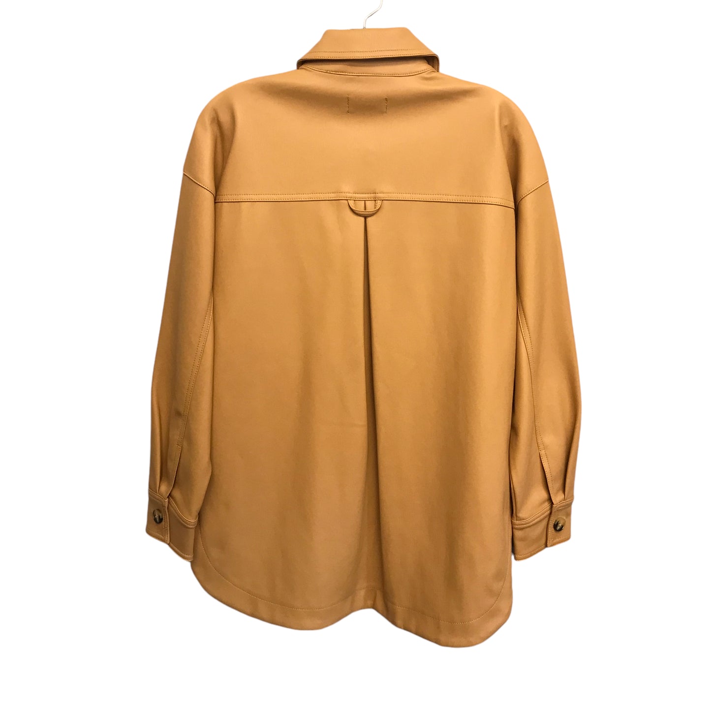 Jacket Shirt By Maeve In Tan, Size:Xxs