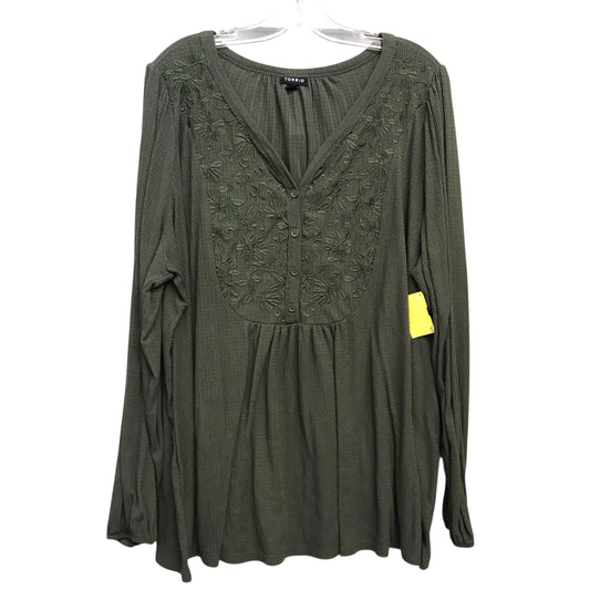 Top Ls By Torrid In Green, Size:2X
