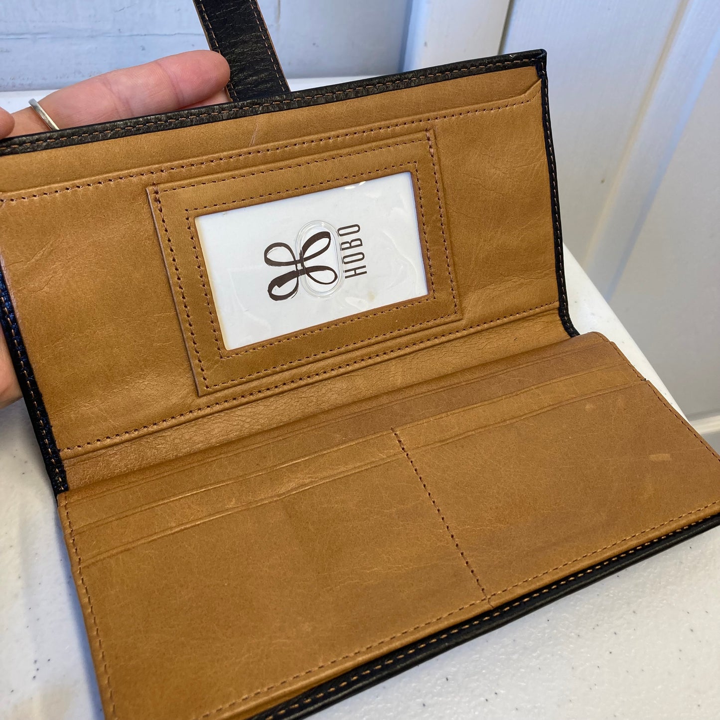 Wallet Leather By Hobo Intl In Brown, Size:Medium