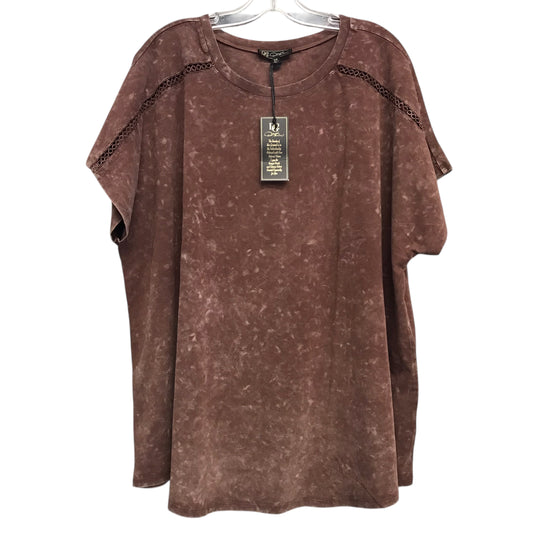 Top Ss By Diane Gilman In Brown, Size:3X