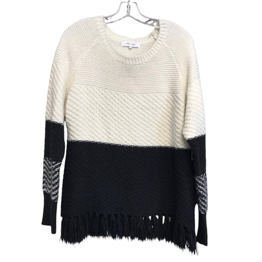 Sweater By John + Jenn In Black & Cream, Size:M