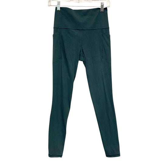Athletic Leggings By Athleta In Teal, Size:Xs