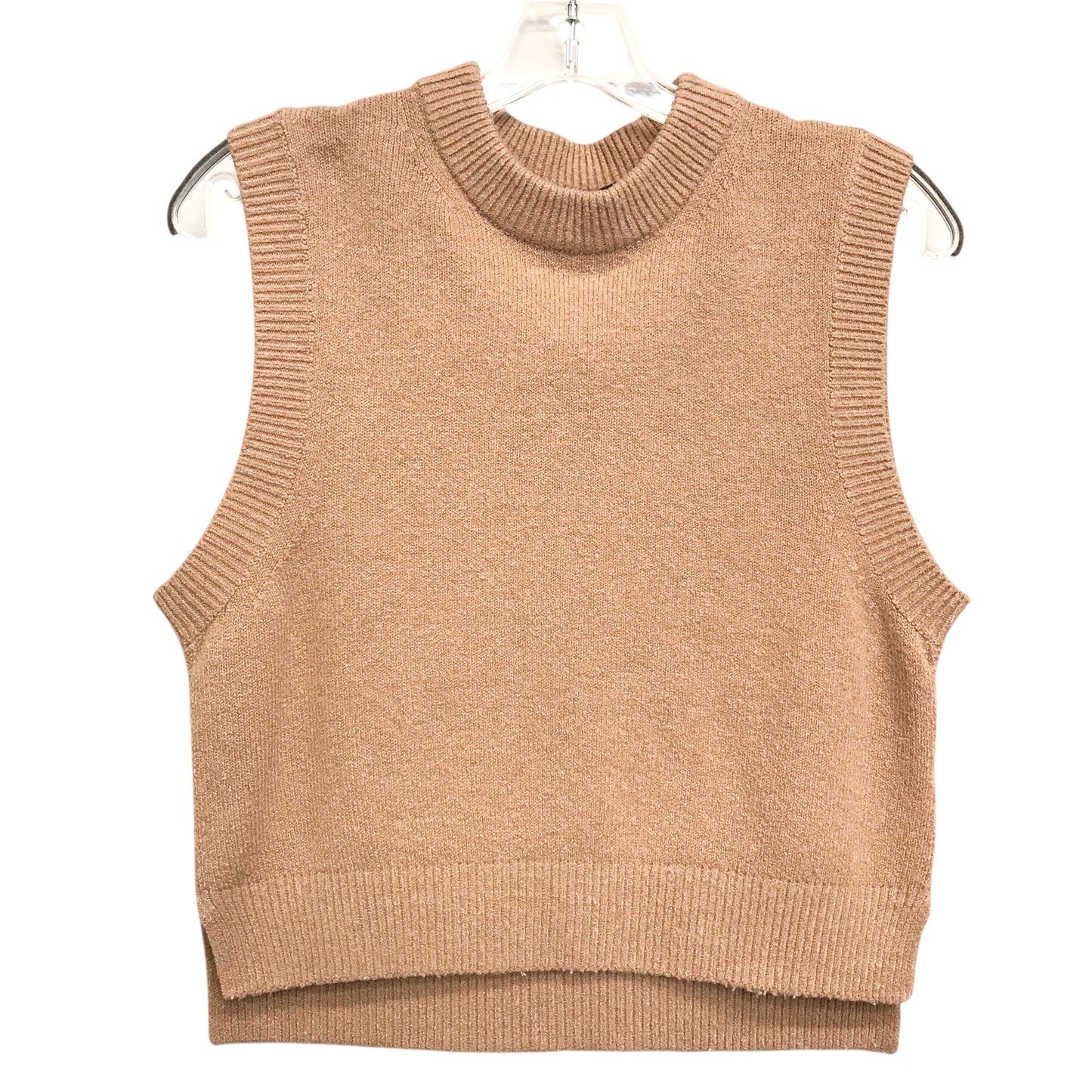 Vest Sweater By French Connection In Tan, Size:S