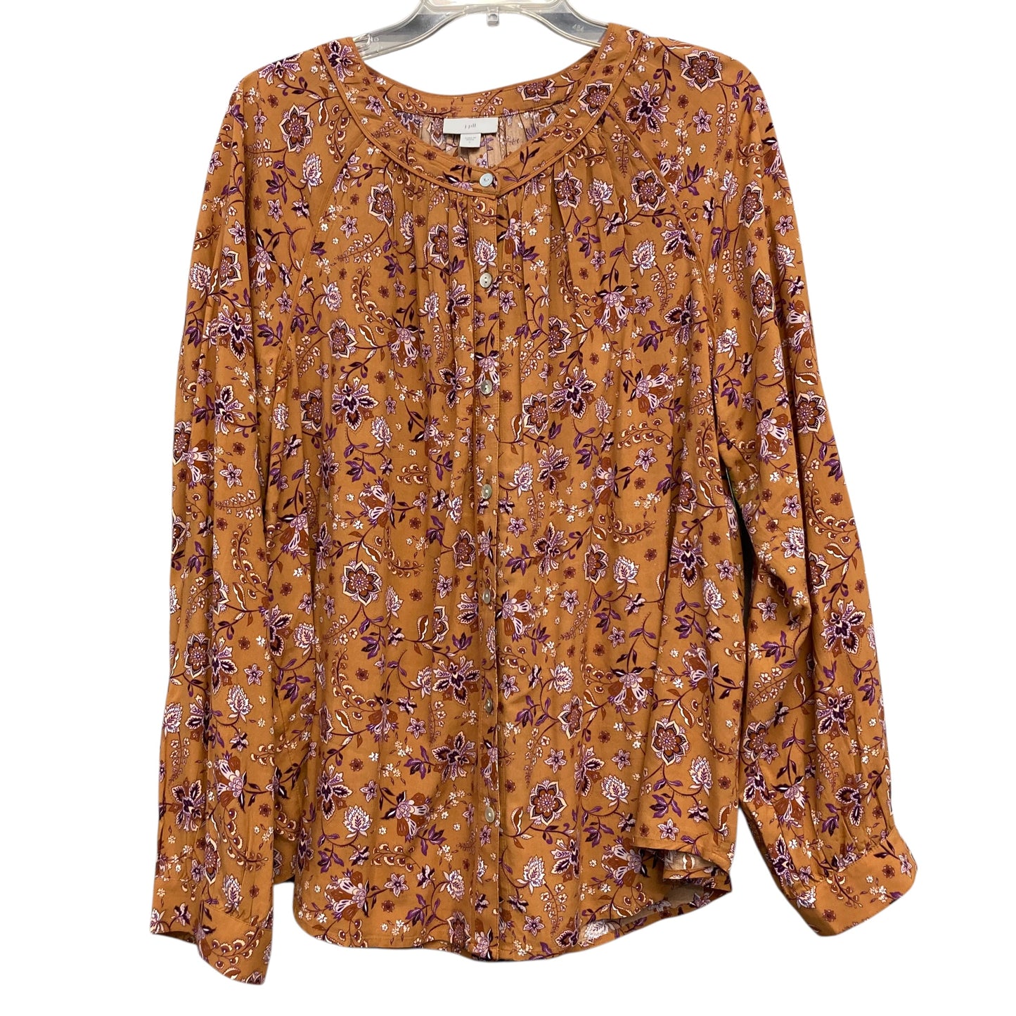 Top Ls By J. Jill In Floral Print, Size:L
