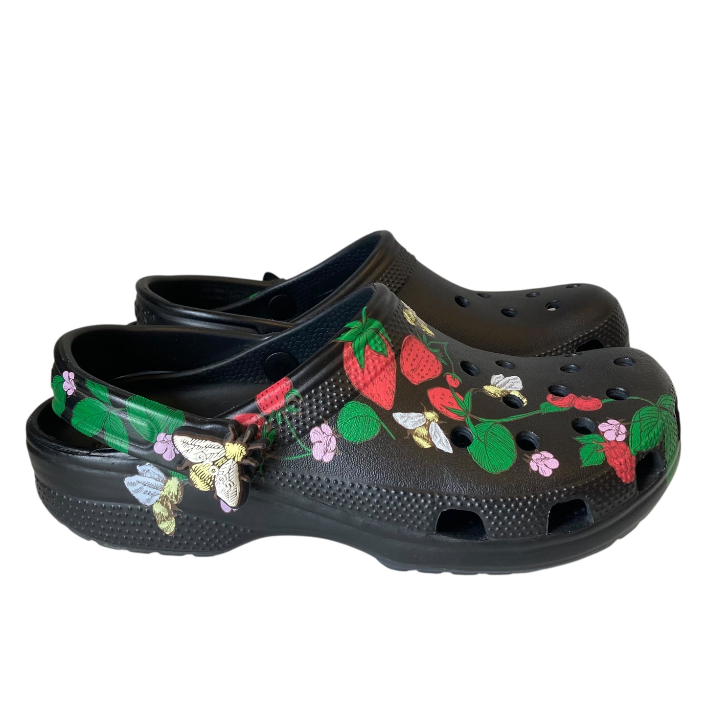 Shoes Flats By Crocs In Black, Size:8