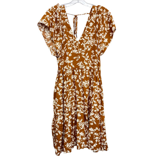 Dress Casual Short By Old Navy In Brown & White, Size:Xl