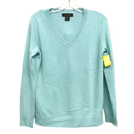Sweater Cashmere By Tahari In Aqua, Size:M