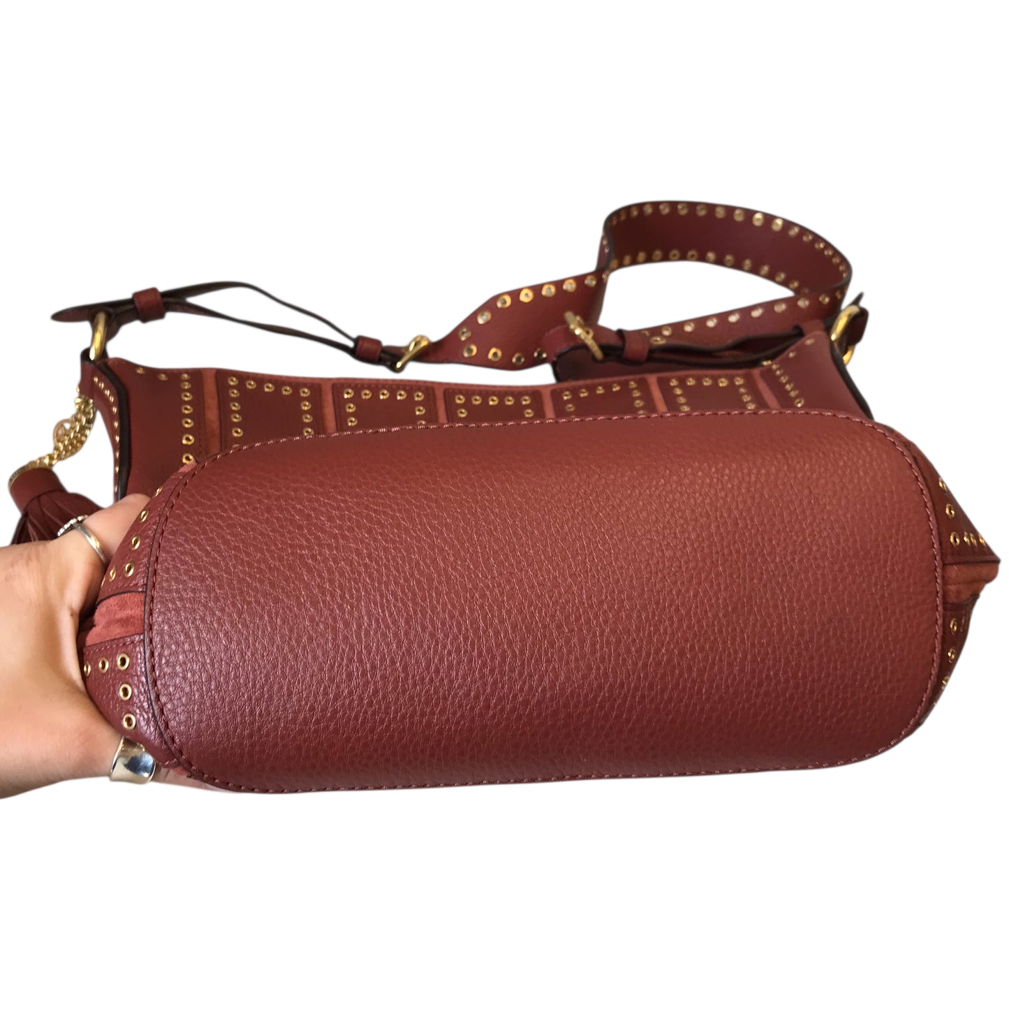 Handbag Designer By Michael Kors In Brown, Size:Medium