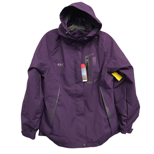 Jacket Windbreaker By Diamond Candy In Purple, Size:M