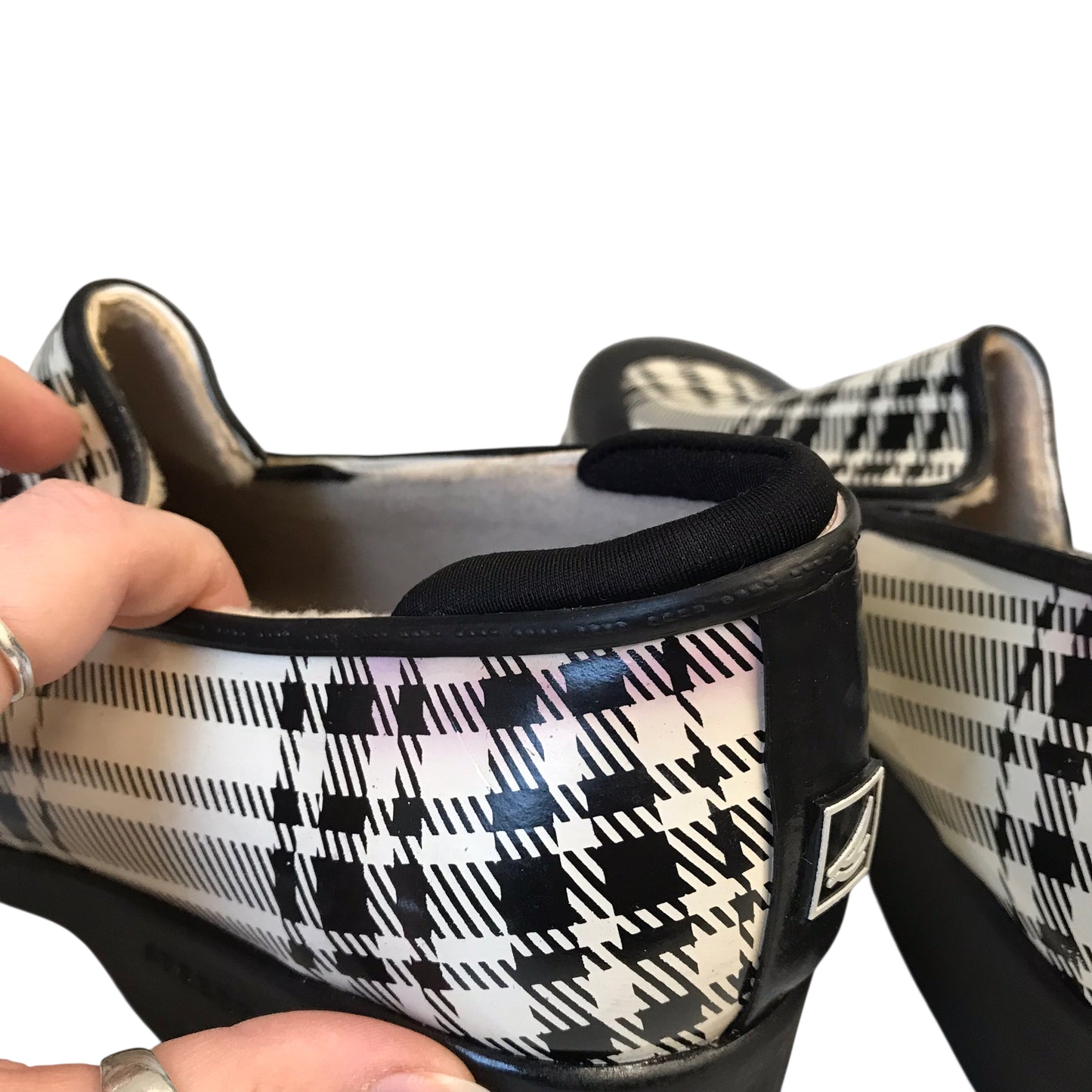 Shoes Flats By Sperry In Plaid Pattern, Size:8