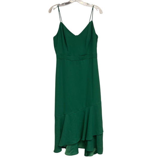 Dress Casual Midi By Banana Republic In Green, Size:S
