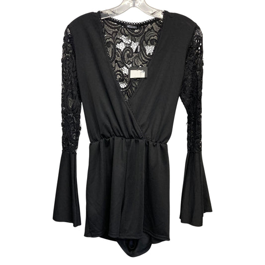 Romper By Missguided In Black, Size:S