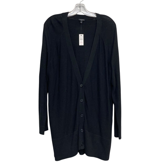 Sweater Cardigan By Talbots In Black, Size:2X