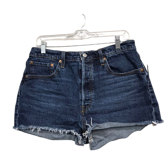 Shorts By Levis In Blue Denim, Size:14