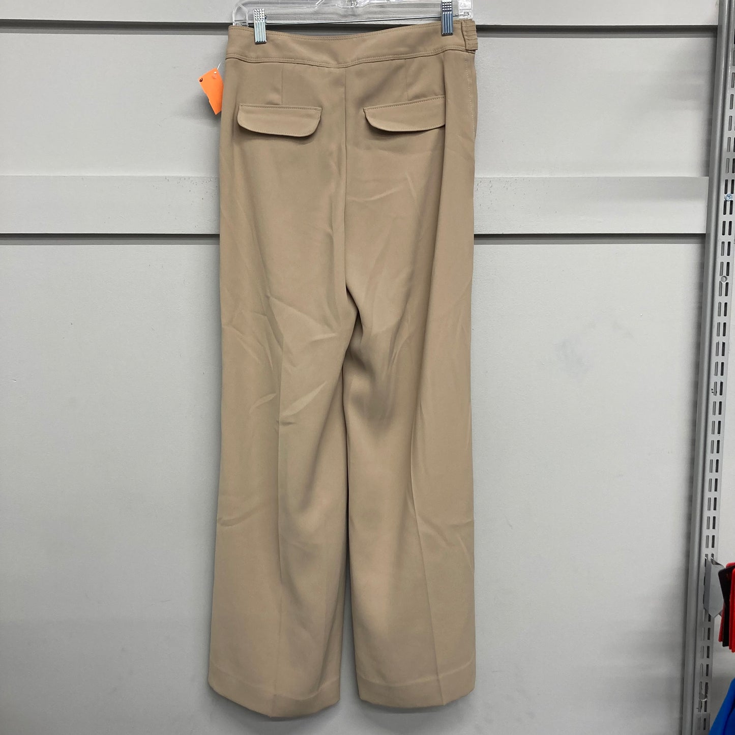 Pants Wide Leg By Banana Republic In Tan, Size:4