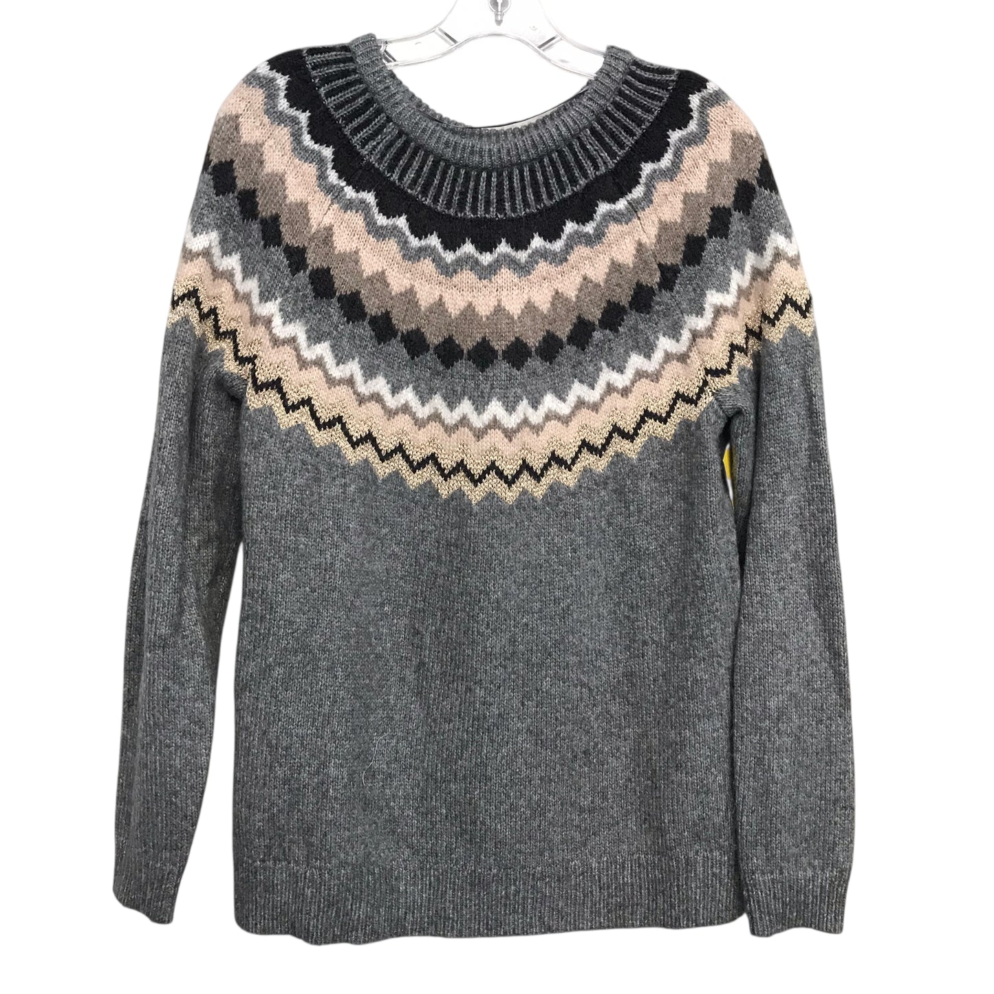 Sweater By Sonoma In Grey & Pink, Size:M